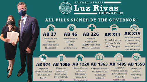 All Bills Signed by the Governor
