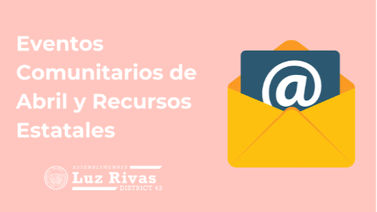 Eventos Comunitarios de Abril y Recursos Estatales