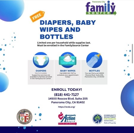 Diapers, Baby Wipes and Bottles