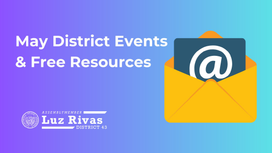 May District Events and Free Resources