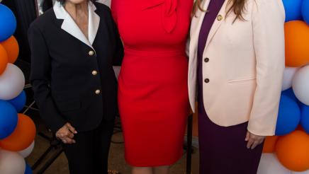 Assemblywoman Celeste Rodriguez and guests at Community Swearing-In Ceremony