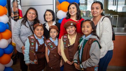 Assemblywoman Celeste Rodriguez and guests at Community Swearing-In Ceremony
