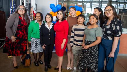 Assemblywoman Celeste Rodriguez and guests at Community Swearing-In Ceremony