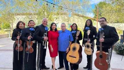 Assemblywoman Celeste Rodriguez and guests at Community Swearing-In Ceremony