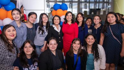 Assemblywoman Celeste Rodriguez and guests at Community Swearing-In Ceremony