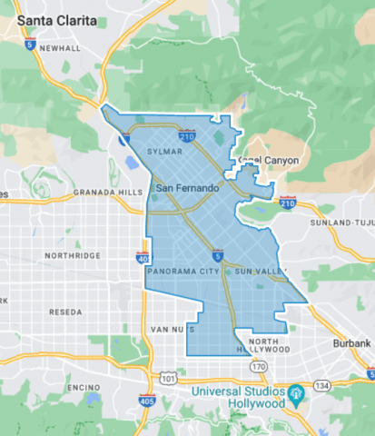 map of district 43